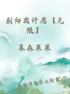 别向我许愿【无限】